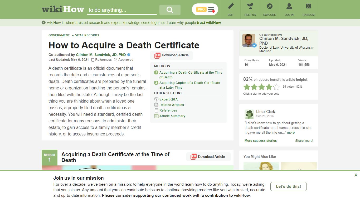 How to Acquire a Death Certificate (Expert Legal Advice) - wikiHow